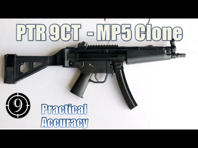 mp5 clone ptr 9ct - close range practical accuracy